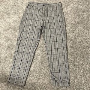 Men’s medium slim plaid ankle pants